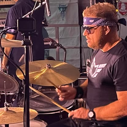 Sold For Sheep drummer on stage